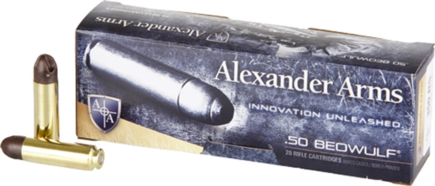Picture of Alexander Arms 50 Beowulf 200Gr Arx Polycase 20Rd 10Bx/Cs A-B200ARXBX