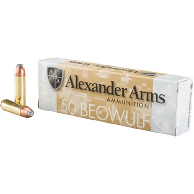 Picture of  Alexander Arms Ab400fpbox FP  50Beowulf 400Gr Flat Point 20 Per Box/10 Case