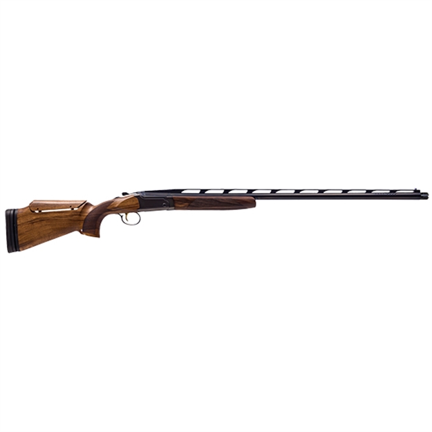 Picture of  Cz-Usa 06501 All American Single Trap 12 Gauge 2.75" 1Rd 32" Ported Barrel, Gloss Blued Metal Finish, Turkish Walnut Stock With Adjustable Comb 806703065014