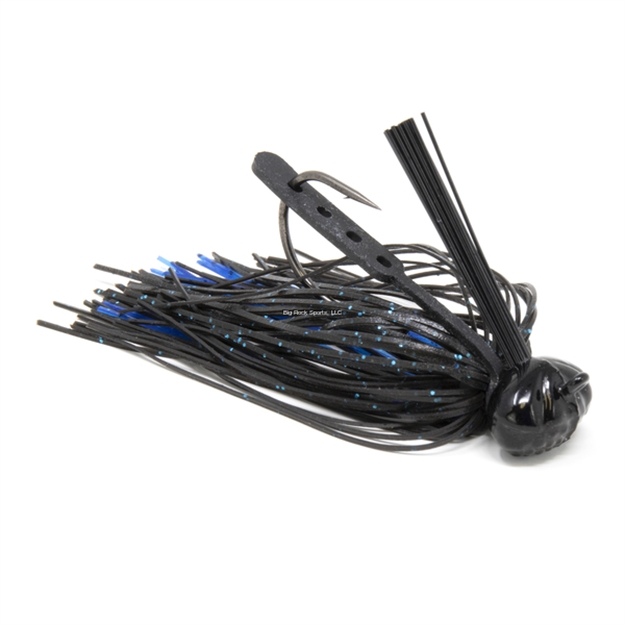 Picture of All-Terrain Tackle A.T. Football Head Jig, 3/8Oz, Black/Blue