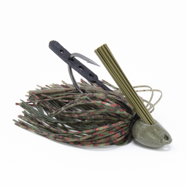 Picture of All-Terrain Tackle Grassmaster Weed Jig, 3/4Oz, Watermelon/Red Flake