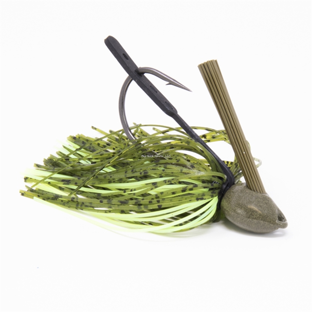 Picture of All-Terrain Tackle Grassmaster Weed Jig, 3/8Oz, Green Apple
