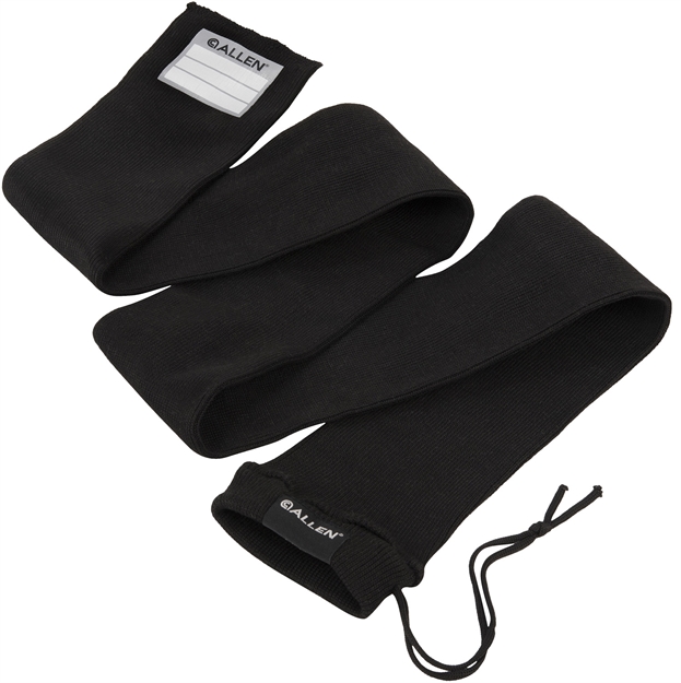 Picture of  Allen 13173 Stretch Knit Gun Sock Black Silicone-Treated Knit W/Custom ID Labeling Holds Rifles With Scope OR Shotguns 52" L X 3.75" W Interior Dimensions 026509064855