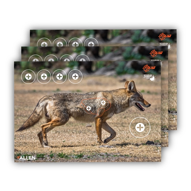 Picture of Allen 15266 EZ Aim Splash Non-Adhesive Paper 13" X 24" Coyote 3 Pack