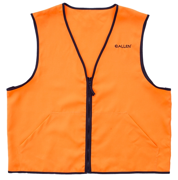 Picture of Allen Deluxe Hunting Vest Orange Large 2 Front Pockets 15766 026509026778