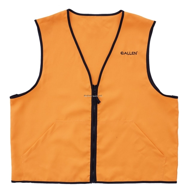 Picture of Allen Deluxe Hunting Vest Orange X-Large 2 Front Pockets 15768 026509026785