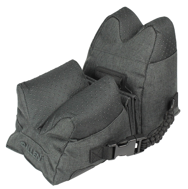 Picture of  Allen 18415 Eliminator  Prefilled, Connected Style Front And Rear Bag Gray Ripstop Polyester, Side Release Buckles, Weighs 9.50 Lbs., 26" L X 7.50" H