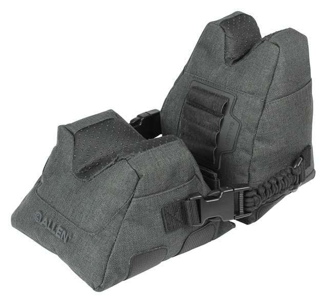 Picture of  Allen 18417 Eliminator  Prefilled Front And Rear Bag, Gray Polyester, Side Release Buckles, Weighs 4.50 Lbs., 11.50" L X 7.50" H