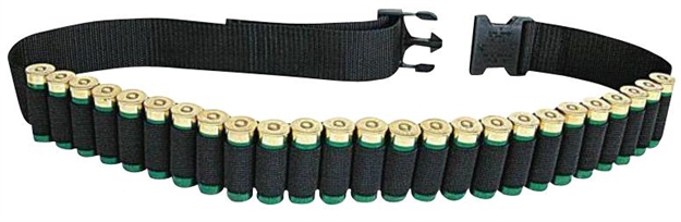 Picture of  Allen 211 Shotgun Shell Belt  Black Cordura 25Rd Shotgun Waist Mount 026509002116