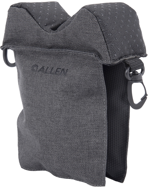 Picture of  Allen 21923 Eliminator Window Prefilled Front Bag, Gray Polyester, Tacky Grip Bottom, Weighs 0.17 Lbs., 5.50" L X 7" H 026509053897