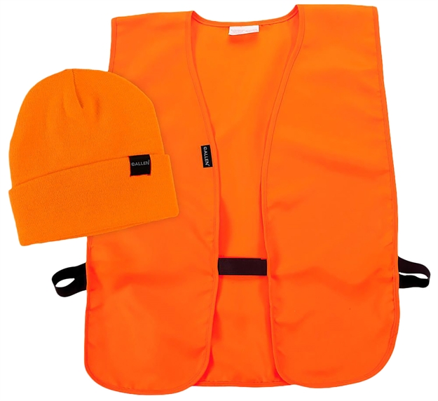 Picture of  Allen 2394 Safety  Vest&Cap Combo Orange Polyester
