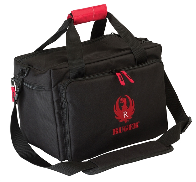 Picture of Allen 27450 Ruger  Range Bag Endura Black With Red Accents 13" X 9.5" X 4.5"