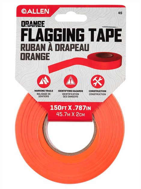 Picture of  Allen 460 Flagging Tape  Orange Polyester 150' Roll Long 026509063964