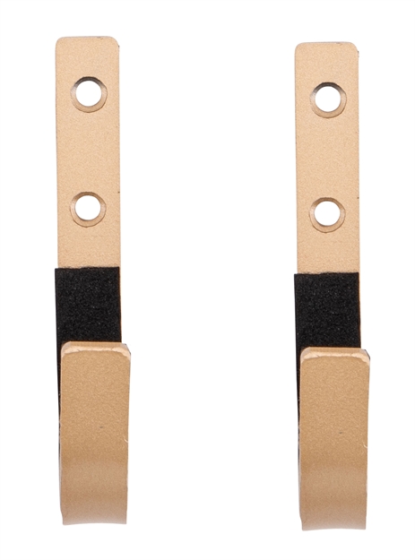 Picture of Allen 5650 Stronghold Steel Hooks 1 Handgun/Rifle/Shotgun Brass Steel 2 PK