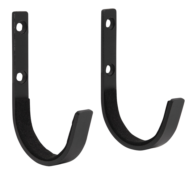Picture of Allen 5651 Stronghold Steel Hooks 1 Handgun/Rifle/Shotgun Black Steel 2 PK