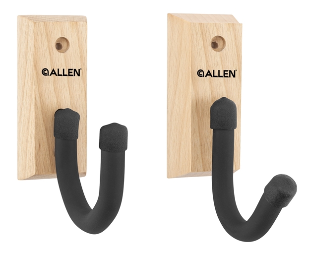 Picture of  Allen 5654 Defender Hooks W/Wood Mounting Plate Black Wood/Steel