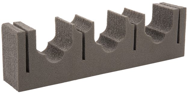 Picture of  Allen 5658 Firearm & Fishing Rod Magnetic Holder Black Metal/Foam Holds 3 Rifle/Shotgun 026509061588