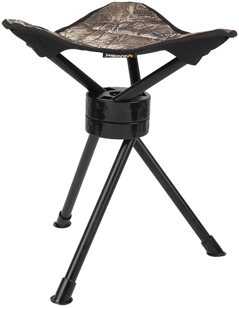 Picture of  Vanish 5913 Swivel Tripod Stool  Realtree Edge Steel 026509076544