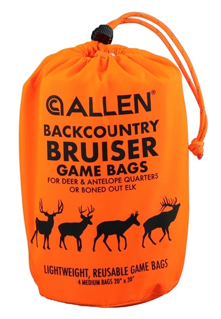 Picture of  Allen 6591 Backcountry Bruiser Deer Game Bag Set Orange Polyester 4 Bags 026509063636