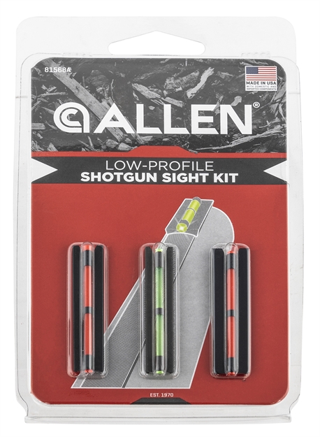 Picture of Allen 81568A Illuminated Front Sight  Remington, Benelli Clamp ON Green Red