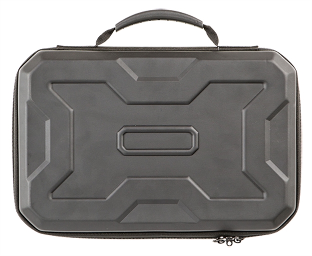 Picture of Allen 8212 Exo  Handgun Case Black Polymer, Egg Crate Foam, Lockable Zipper & Molded Rubber Handle 12" L 82-12