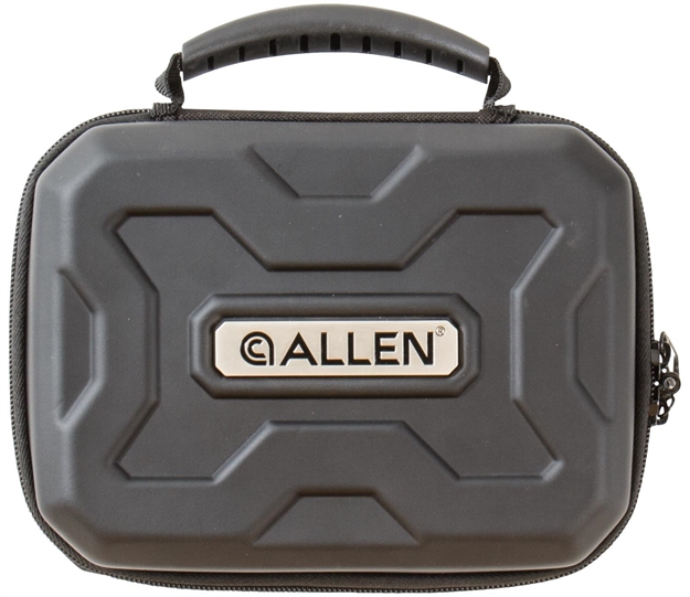 Picture of Allen 827 Exo  Handgun Case Black Polymer, Molded Carry Handle, Egg Crate Foam & Lockable Zippers 7" X 5.25" 82-7 026509018841
