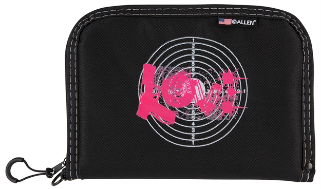 Picture of  Girls With Guns 9075 Love  Black W/Pink Love Graphic Polyester Holds Handgun 026509065173