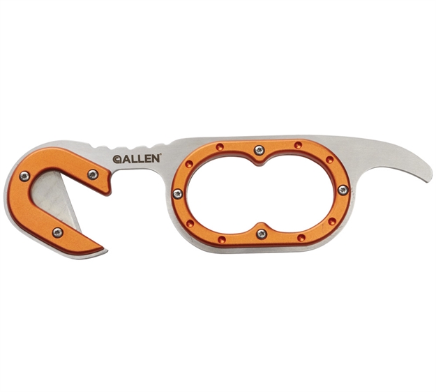 Picture of Allen Alamosa Gut Hook Skinning Knife, Extra Blade, Nylon Sheath, Orange