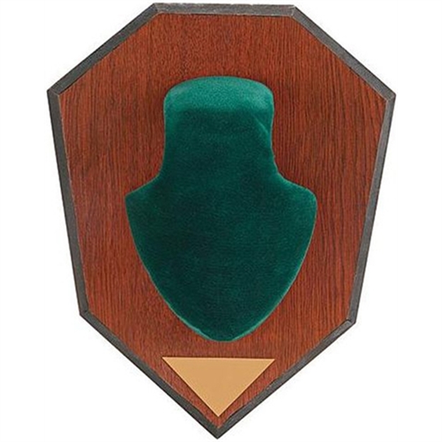 Picture of Allen Antler Mounting Kit, Wood Grain Plaque, Green Skull Cover 562