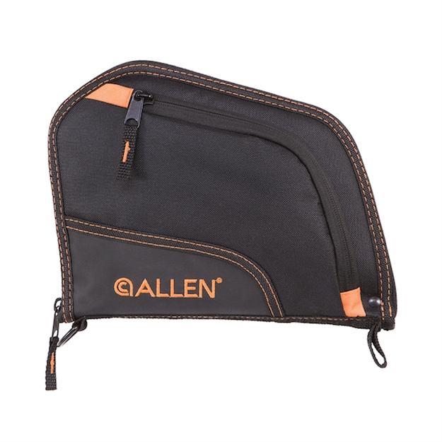 Picture of Allen Auto-Fit Handgun Case 9In Black/Orange 7739 026509025993