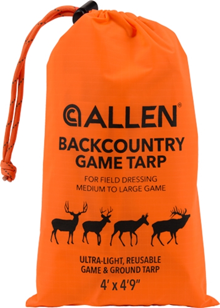 Picture of Allen Company Backcountry Game Tarp 4' X 4'9" Blaze Orange! 5911