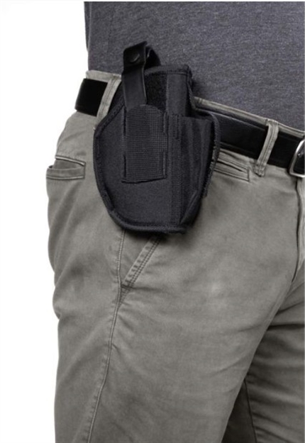 Picture of Allen Company Inc., The Belt Holster Ambi SA 3.25-3.75" Med/Lrg Blk 44506