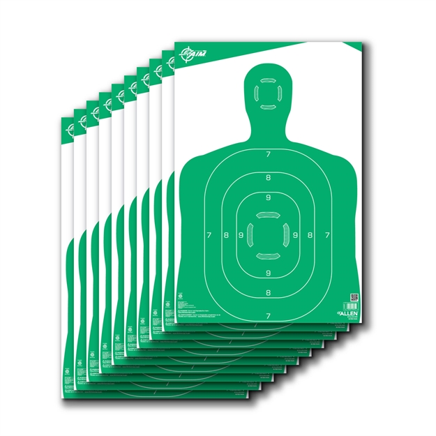 Picture of Allen Company Inc., The Ezaim Paper Silhouette Green 12X18 10Pk 15204