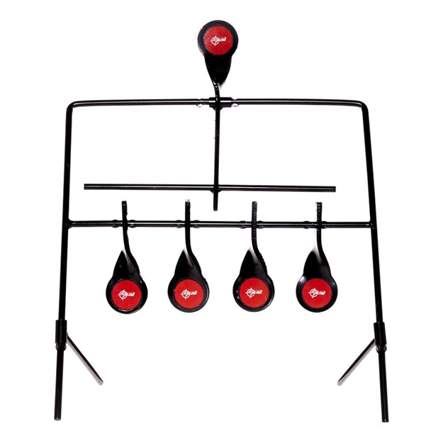 Picture of Allen Ez-Aim Steel Resetting Target Rimfire & Air Guns, Black/Red 15285
