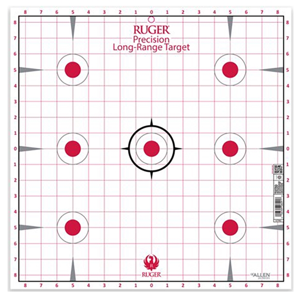 Picture of Allen Company Inc., The Ruger Paper Tgt 7Spot Sightin 17X17 20Pk 27992