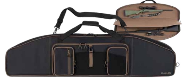 Picture of  Allen 123-50 Tower Double Rifle Case 50" Rifle Case Black/Gold Endura 2