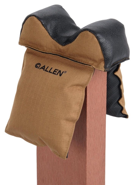 Picture of  Allen 18413 X-Focus Window Prefilled Front Bag Coyote W/Black Accents Ripstop Polyester, Tacky Grip Bottom Weighs 1.29 Lbs., 5.50" L X 7" H 026509064701