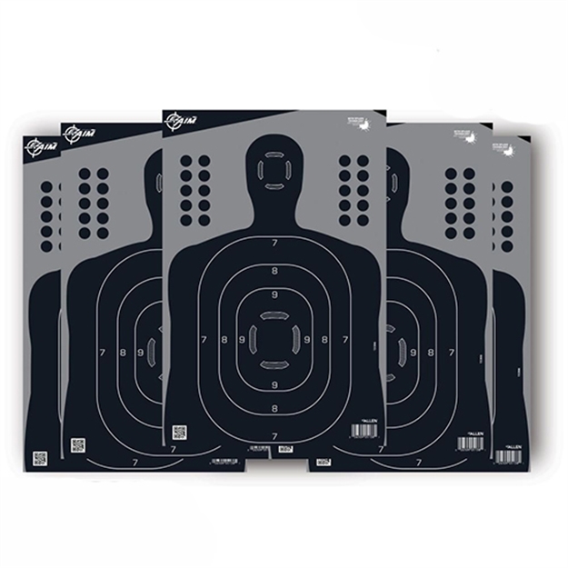 Picture of Allen Ez-Aim Splash Adhesive Silhouette With Pasters, 18" X 12", 100-Pack, Bulk, Black 15306 026509051381