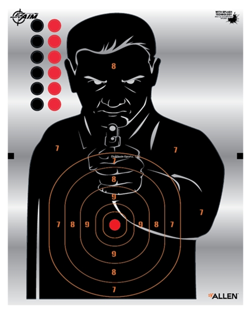 Picture of Allen Ezaim Silhouette Paper Targ