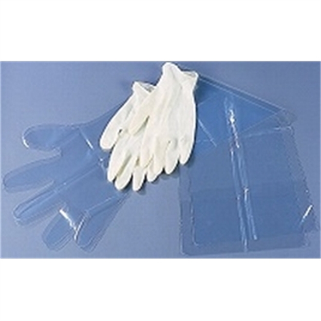 Picture of Allen Field Dressing Gloves, 1Pr Each Latex Surgical And Shoulder Length 51 026509000518