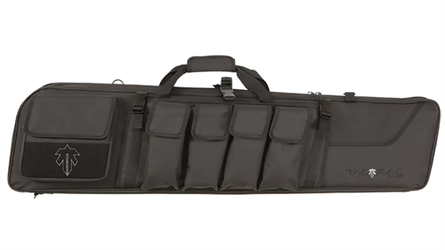 Picture of  Tac Six 10920 Operator Gear Fit Tactical Case Made OF Endura With Black Finish Padded Storage Pocket, Molle Panel & Lockable Zipper For Rifles 44" L X 9.50" Exterior Dimensions