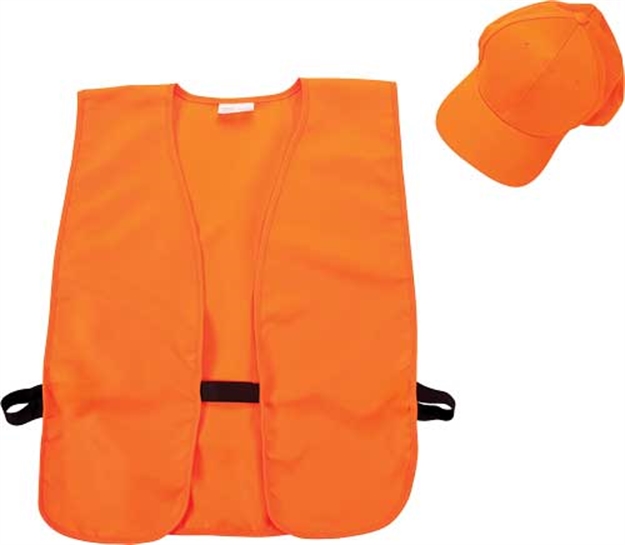 Picture of Allen Hat & Vest Combo Blaze Orange Vest M-Xl Hat Fits Most 17555 026509175551