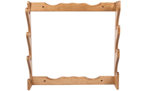 Picture of Allen Four Gun Wooden Wall Rack, 24.5"H X 24.5"W X 4.25"D, Unassembled 18550 026509185505