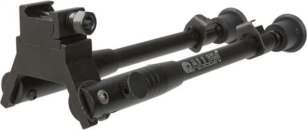 Picture of  Allen 2192 Bozeman  Rifle Bipod W/Picatinny Rail Mount, Black Aluminum, Rubber Feet & 9-13" Vertical Adjustment