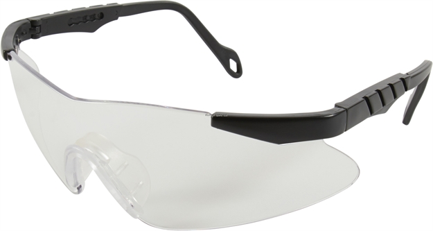 Picture of Allen Reaction Shooting Glasses Clear Lens, Black Frame