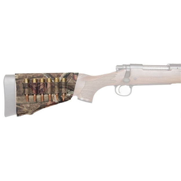 Picture of Allen Neoprene Stretch Buttstock Shell Holder Rifle 6Rd Mossy Oak Breakup Country 20123