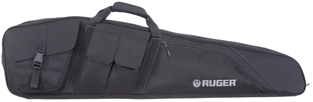 Picture of  Ruger 27932 Defiance Tactical Rifle Case  42" Black Endura With Ruger Logo, Carry Handle, Knit Lining, Mag Pocket, Accessory Pockets & Lockable Zipper 026509011040