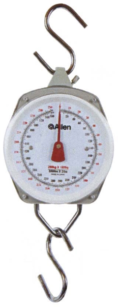 Picture of Allen Sportsman's Scale 550 Pound Capacity, Adjustable Tare Weight, Pounds OR Kilograms W/Hook 5500