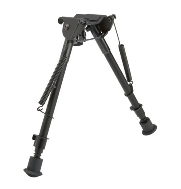 Picture of  Allen 2188 Bozeman  Rifle Bipod Black Aluminum W/Sling Swivel Mount, Rubber Feet & 9-13" Vertical Adjustment