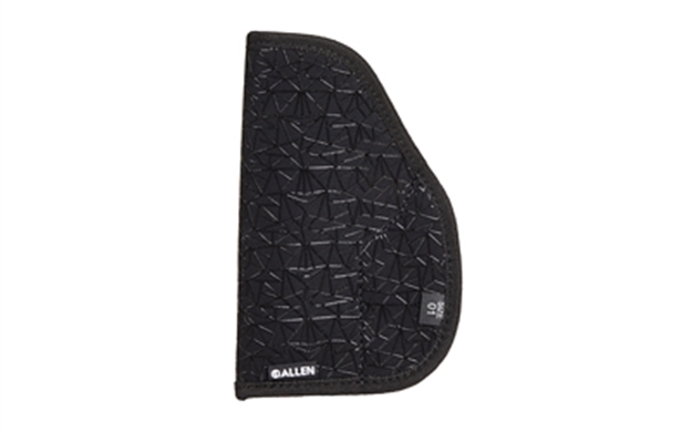 Picture of  Allen 44901 Spiderweb In-The-Pocket Conceal Carry Holster Size 01 Black Nylon W/Web Grip Pattern, Compatible W/Glock 26/27/Medium Auto Ambidextrous